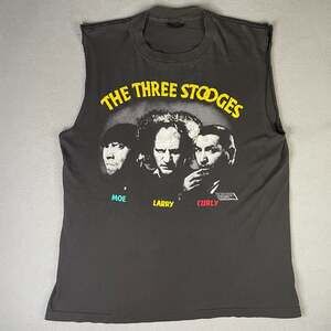 Vintage Changes The Three Stooges Movie tank top Size mens Large 90s